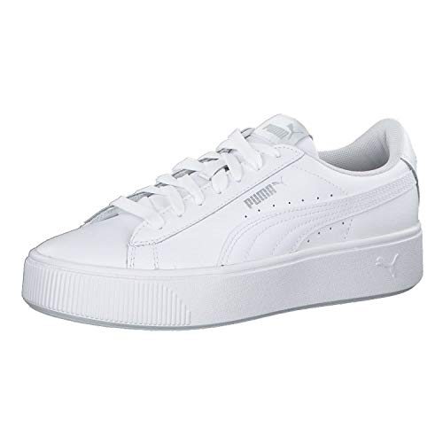 PUMA Damen Vikky Stacked L Turnschuhe, Puma White Puma White, 38 EU von PUMA