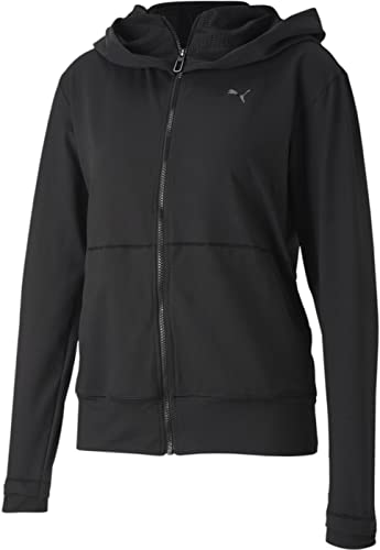 Puma Damen Sweatjacke Studio Yogini Long Jacket 519512 Puma Black S von PUMA