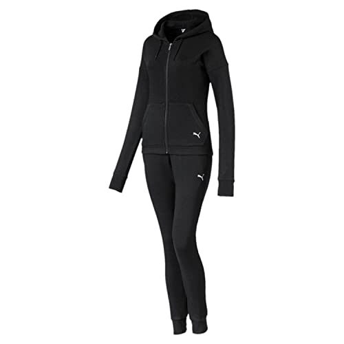 Puma Damen Trainingsanzug Clean Sweat Suit CL TR 671039 Puma Black L von PUMA