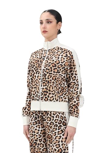 Puma Damen Trainingsjacke T7 LEO LUXE AOP Short Track Jacket 632342 Alpine Snow-M von PUMA