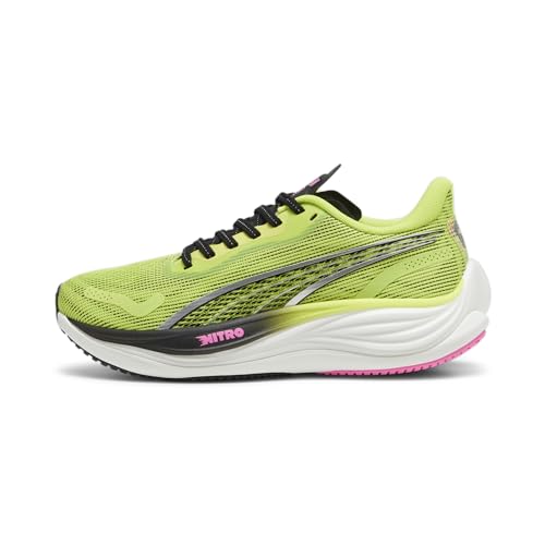 PUMA Damen Laufschuhe Velocity Nitro 3 Psychedelic Rush WNS Lime pow-puma Black-Poison pink 38 von PUMA