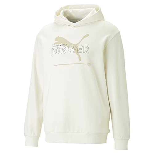 PUMA Herren Pullover Sweater Kapuzenpullover Essentials Better Hoodie, Farbe:Creme, Artikel:-99 no Color, Größe:L von PUMA