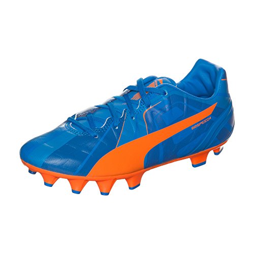 Puma Evospeed 4 H2H FG 'Head To Head' Fussballschuhe Tricks Graphic Kollektion orange/blau, Schuhgröße:EUR 42 von PUMA