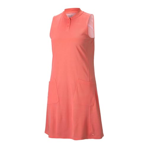 Puma Golf Farley Damen Golfkleid Georgia Peach M von PUMA