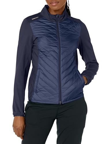 Puma Golf NA Damen Frost Steppjacke, Marineblauer Blazer, L von PUMA