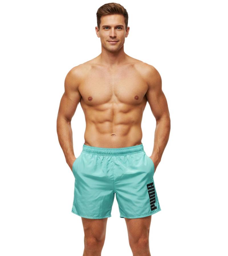 Puma Herren Bade-Shorts Schwimm-Hose mit Taschen Sommer-Shorts stylische Bademode 100004862 010 Angel Blau Puma Herren Bade-Shorts Schwimm-Hose mit Taschen Sommer-Shorts stylische Bademode 100004862 010 Angel Blau von PUMA