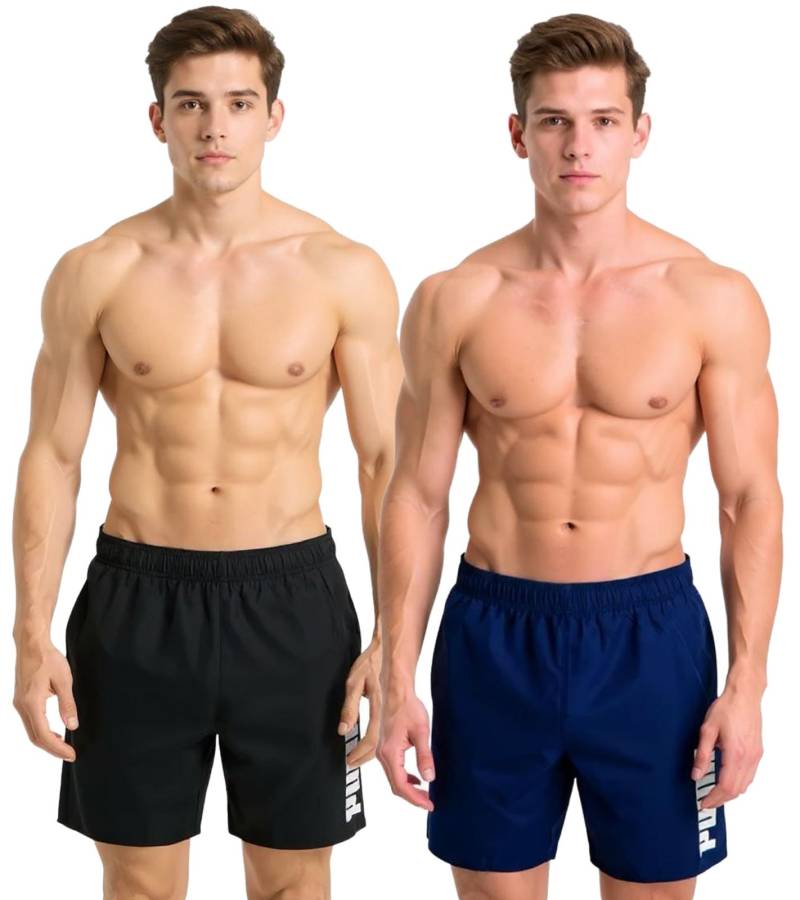 Puma Herren Bade-Shorts Sommer-Shorts mit Taschen stylische Schwimm-Hose Bademode 100004862 Schwarz oder Navy Puma Herren Bade-Shorts Sommer-Shorts mit Taschen stylische Schwimm-Hose Bademode 100004862 Schwarz oder Navy von PUMA