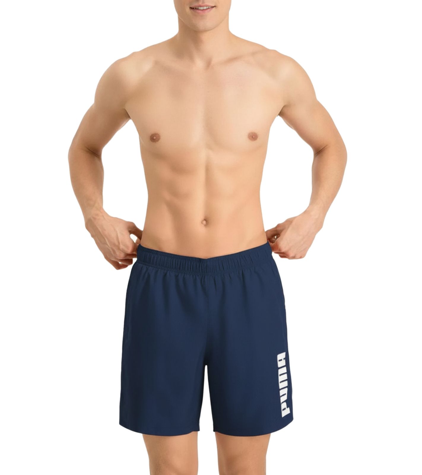 Puma Herren Bade-Shorts Sommer-Shorts mit Taschen stylische Schwimm-Hose Bademode 907002016 001 Navy von PUMA