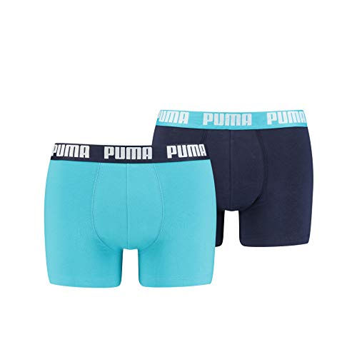 PUMA Herren Puma Basic 2p Boxer Shorts, (Aqua/ Blue 796), S EU von PUMA
