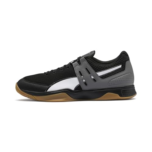 Puma Herren Boundless Futsalschuhe, Schwarz Black White-Castlerock-Gum 03 Puma Herren Boundless Futsalschuhe, Schwarz Black White-Castlerock-Gum 03 von Puma
