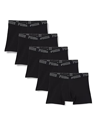 Puma Herren Boxer Unterwäsche, Schwarz, M (5er Pack) von PUMA
