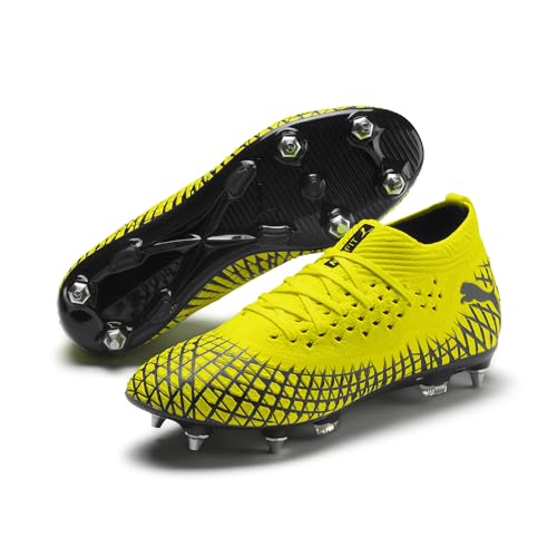 Puma Herren Future 4.2 Netfit Mxsg Fußballschuhe, Gelb (Yellow Alert Black 02), 43 EU von PUMA