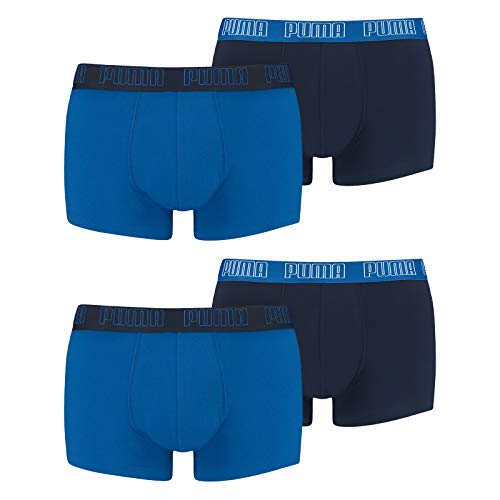 Puma Herren Shortboxer Unterhosen Trunks 4er Pack, Wäschegröße:S, Artikel:-003 True Blue von PUMA