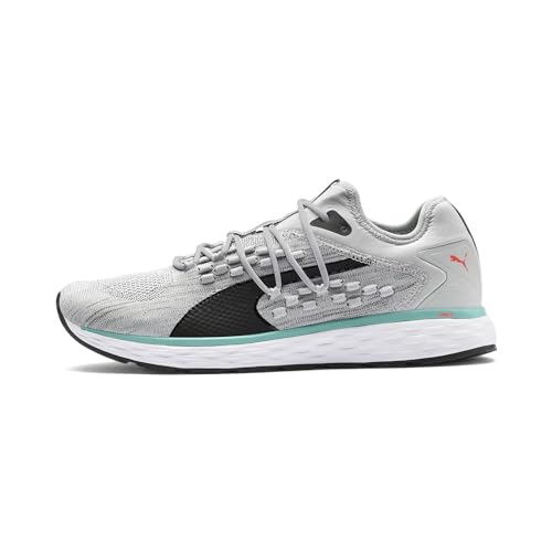 Puma Herren Speed 600 Fusefit Laufschuhe, Grau (High Rise-Blue Turquoise 10) von Puma