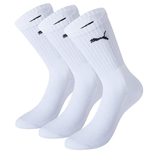 PUMA Unisex Crew Socken Basic Sportsocken 12er Pack, Größe:43-46;Farbe:white [Apparel] von PUMA