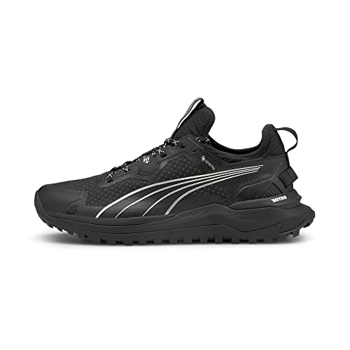 Puma Herren Trail Running Schuhe Voyage Nitro GTX 195167 Puma Black-Metallic Silver 42.5 von PUMA