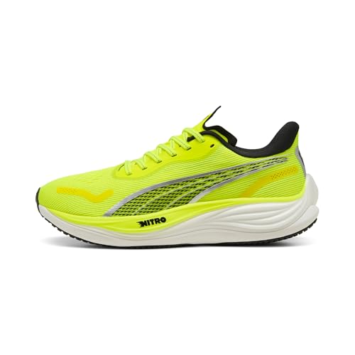 Puma Herren Velocity Nitro 3 Laufschuhe Neutralschuh Yellow Alert-Puma Black - Gelb 42,5 von PUMA