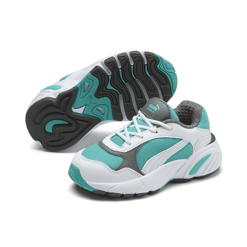 Puma Jungen Unisex Kinder Cell Viper Ac Inf Sneaker, Weiß White-Blue Turquoise 07, 24 EU von PUMA