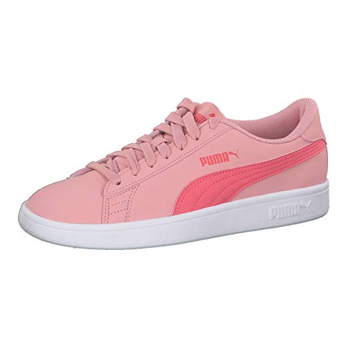 Puma Kinder Sneaker Smash v2 Buck Jr 365182 Bridal Rose-Calypso Coral-Puma White 37.5 von PUMA