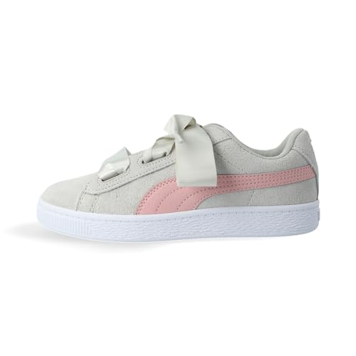 Puma Mädchen Suede Heart Circles Ps Sneaker, Mehrfarbig (Gray Violet-Bridal Rose 01) von PUMA