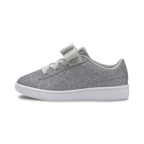Puma Mädchen Vikky V2 Ribbon Glitz Ac Sneaker, Grau (Gray Violet Silver White 03) von Puma