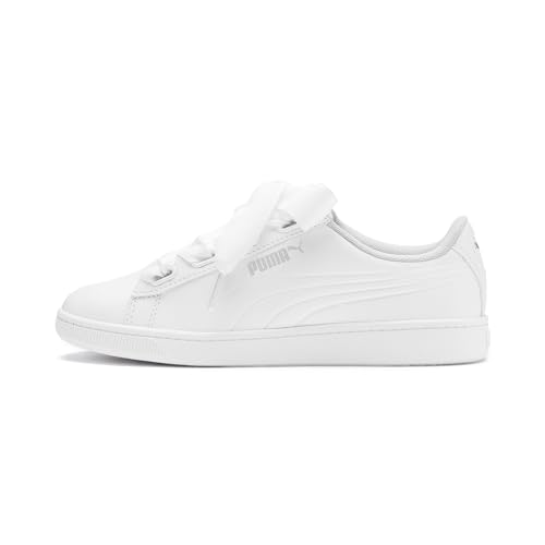 Puma Mädchen Vikky V2 Ribbon Sl Jr Sneaker, Weiß White Silver-Gray Violet 01 Puma Mädchen Vikky V2 Ribbon Sl Jr Sneaker, Weiß White Silver-Gray Violet 01 von PUMA
