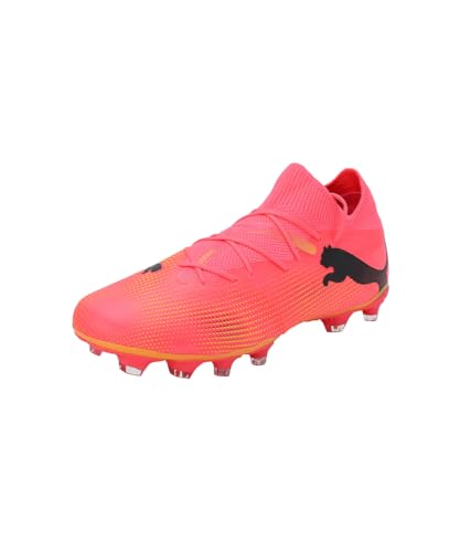 PUMA Herren Future 7 Match Fg/Ag Fußballschuhe, Sunset Glow Puma Black Sun Stream, 45.5 EU von PUMA