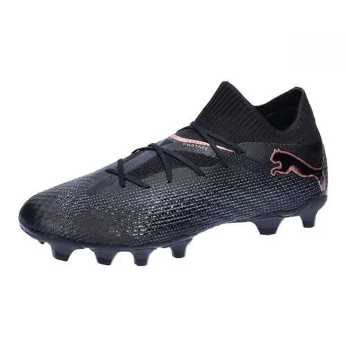 PUMA Herren Future 7 Pro Fg/Ag Fußballschuhe, Black Copper Rose Metallic, 40.5 EU von PUMA