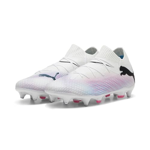 Puma Men Future 7 Pro Mxsg Soccer Shoes, Puma White-Puma Black-Poison Pink, 48.5 EU von PUMA