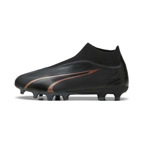 Puma Men Ultra Match+ Ll Fg/Ag Soccer Shoes, Puma Black-Copper Rose, 44 EU von PUMA