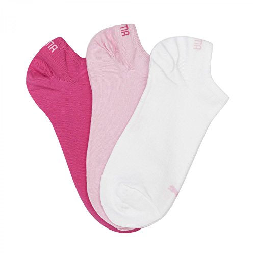 PUMA 6 Paar Sneaker Invisible Socken Gr. 35-49 Unisex für Damen Herren Füßlinge, Farbe:422 - pink lady, Bekleidungsgröße:S von PUMA