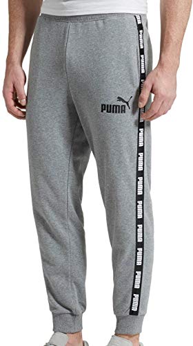 Puma Power Rebel Sweat Pants, Größe:L, Farbe:Medium Gray Heather von PUMA