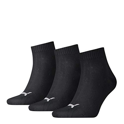 Puma Quarter-Socken, 3 Paar, Schwarz 43 - 46 = 12 Paar von PUMA