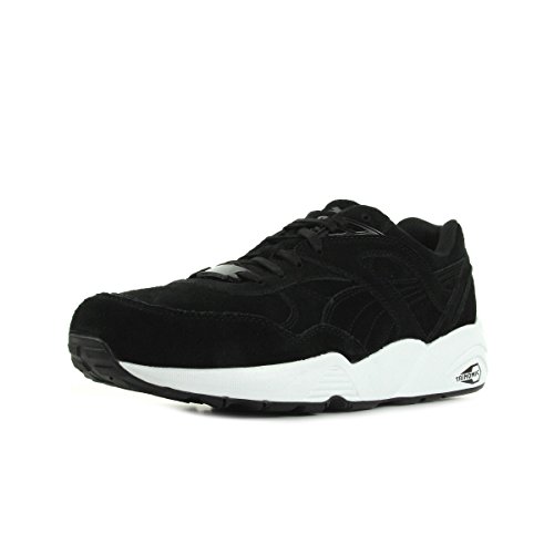 Puma R698 Allover, Unisex-Erwachsene Sneaker, Schwarz - Schwarz - Noir (Black/White/Black) - Größe: 41 von PUMA