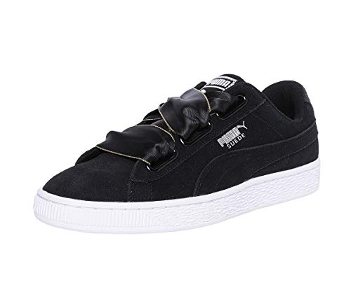 Puma Damen Suede Heart Galaxy Wn's Sneaker Schwarz Silver, 36 EU von PUMA