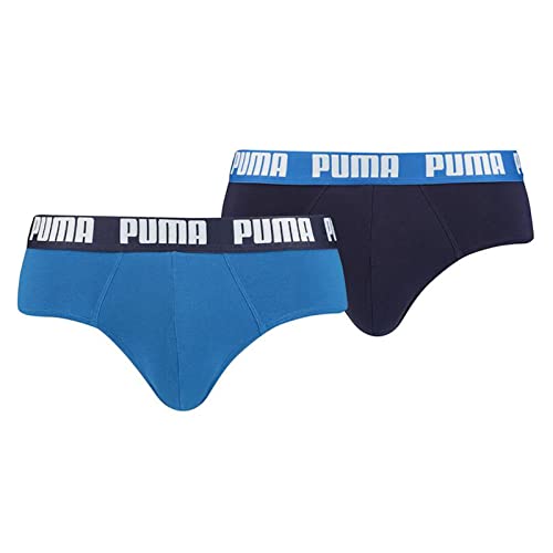Puma Slip, Basic Herren brief (2er Set), Blau (marineblau), Large von PUMA