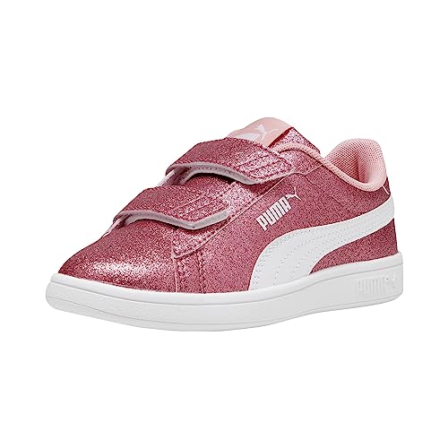 Puma Smash Hook and Loop Sneaker, Peach Smoothie White, 31 EU von PUMA