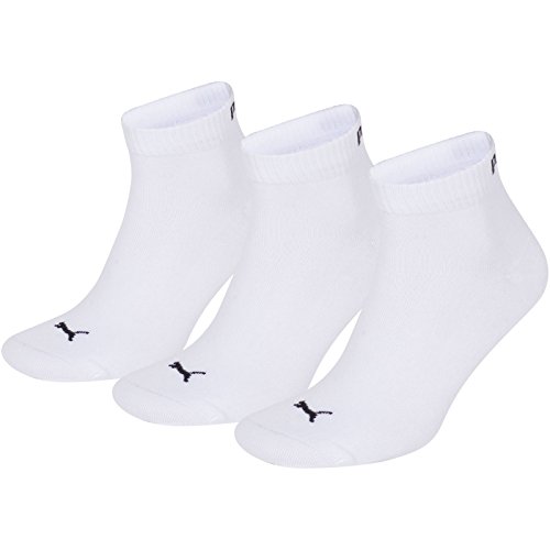 Puma Socken Quarter 3P,Weiß(300 - White),35/38,251015 von PUMA