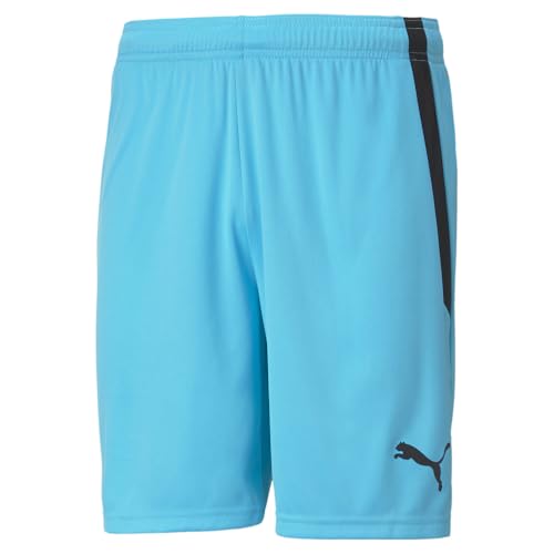 Puma - - Teamliga-Shorts für Herren, Kolorit Blue Atoll/Puma Black, Größe: XL x Regular von PUMA