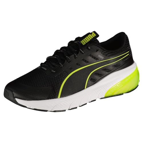 PUMA Unisex Cell Glare Road Running Shoe, Black-Lime Pow, 39 EU von PUMA
