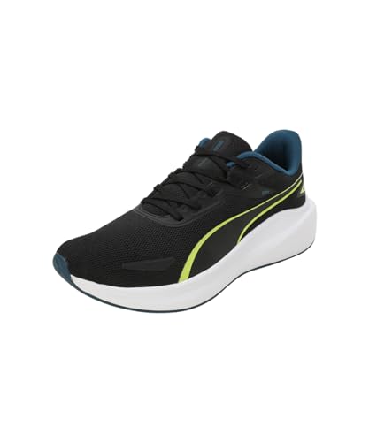PUMA Unisex Skyrocket Lite Road Running Shoe, Black-Ocean Tropic-Lime Pow, 45 EU von PUMA