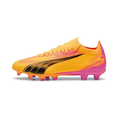PUMA Unisex Ultra Match Fg/Ag Fußballschuhe, Sun Stream Puma Black Sunset Glow, 42.5 EU PUMA Unisex Ultra Match Fg/Ag Fußballschuhe, Sun Stream Puma Black Sunset Glow, 42.5 EU von PUMA