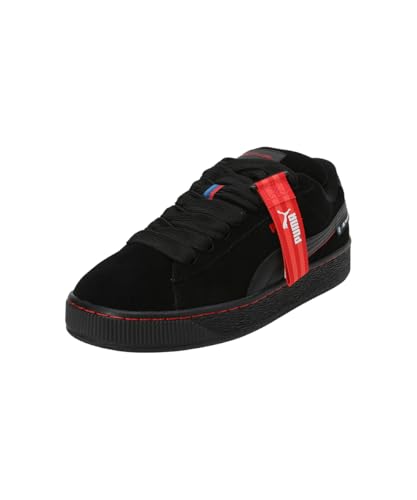Puma Unisex-Erwachsene BMW MMS Suede XL Sneaker, Black-Pop Red, 44.5 EU von PUMA