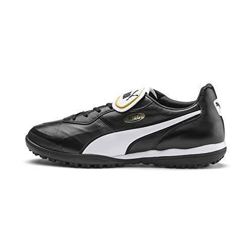 PUMA Unisex Adults' Sport Shoes KING TOP TT Soccer Shoes, PUMA BLACK-PUMA WHITE, 41 von PUMA