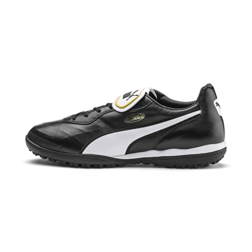 PUMA Unisex Adults' Sport Shoes KING TOP TT Soccer Shoes, PUMA BLACK-PUMA WHITE, 42.5 von PUMA