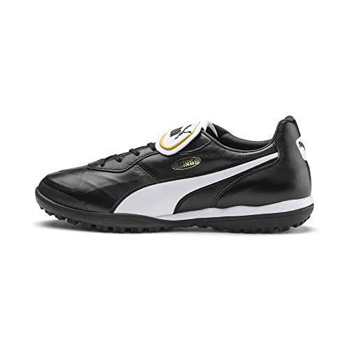 PUMA Unisex King Top TT Fußballschuhe, Black White, 40.5 EU von PUMA