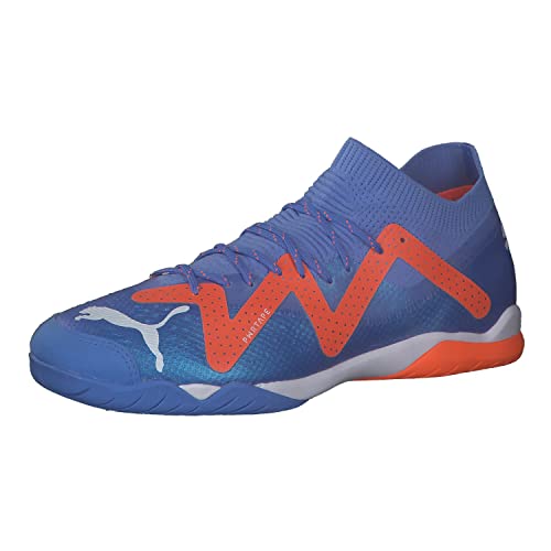 Puma Unisex Fußballschuhe Future Ultimate Court 107175 Blue Glimmer-Puma White-Ultra Orange 46.5 von PUMA