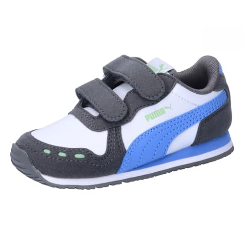 PUMA Unisex Kinder Cabana Racer Sl 20 V Inf Turnschuhe, Cool Dark Gray Blue Skies Puma White Pure Green, 23 EU von PUMA