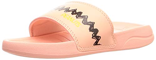 Puma Unisex Kids Peanuts Popcat 20 PS Schiebe-Sandalen, Apricot Blush Black von PUMA