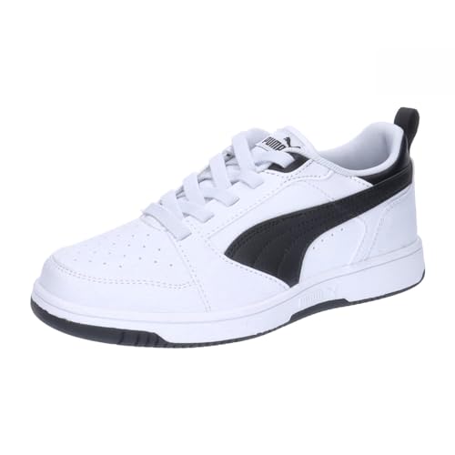 PUMA Rebound V6 Lo AC PS Sneaker, White Black Black, 30 EU PUMA Rebound V6 Lo AC PS Sneaker, White Black Black, 30 EU von PUMA
